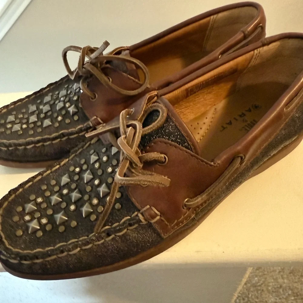 Gypsy Soule & Ariat Rockin’ Gypsy Studded Womens Leather Loafer Size 7.5